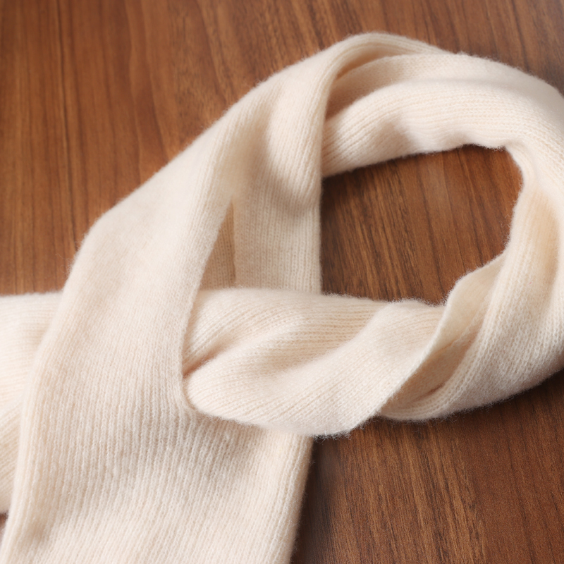 Wool Scarf Men - New Knitted Cross Hollow Scarf 100%