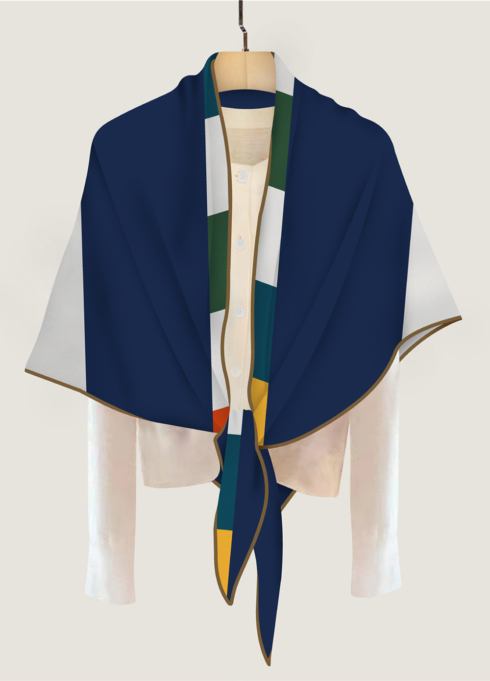 Cashmere Pashmina Wrap - Triangle Cashmere Silk Scarf Women Shawls