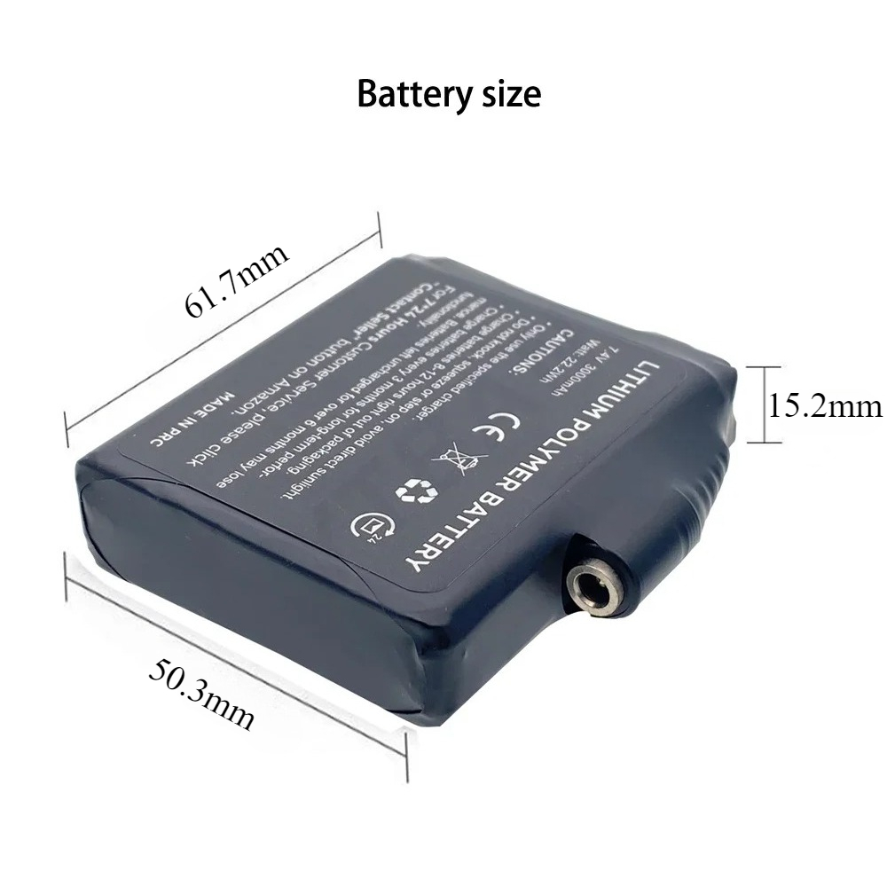 Glove Battery 7.4V 3000mAh Pol - Heated Vest Battery 评论和价格