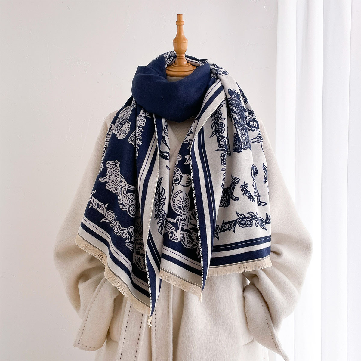Scarf Female Hijab Pashmina Ba - Cashmere Pashmina Wrap 评论和价格