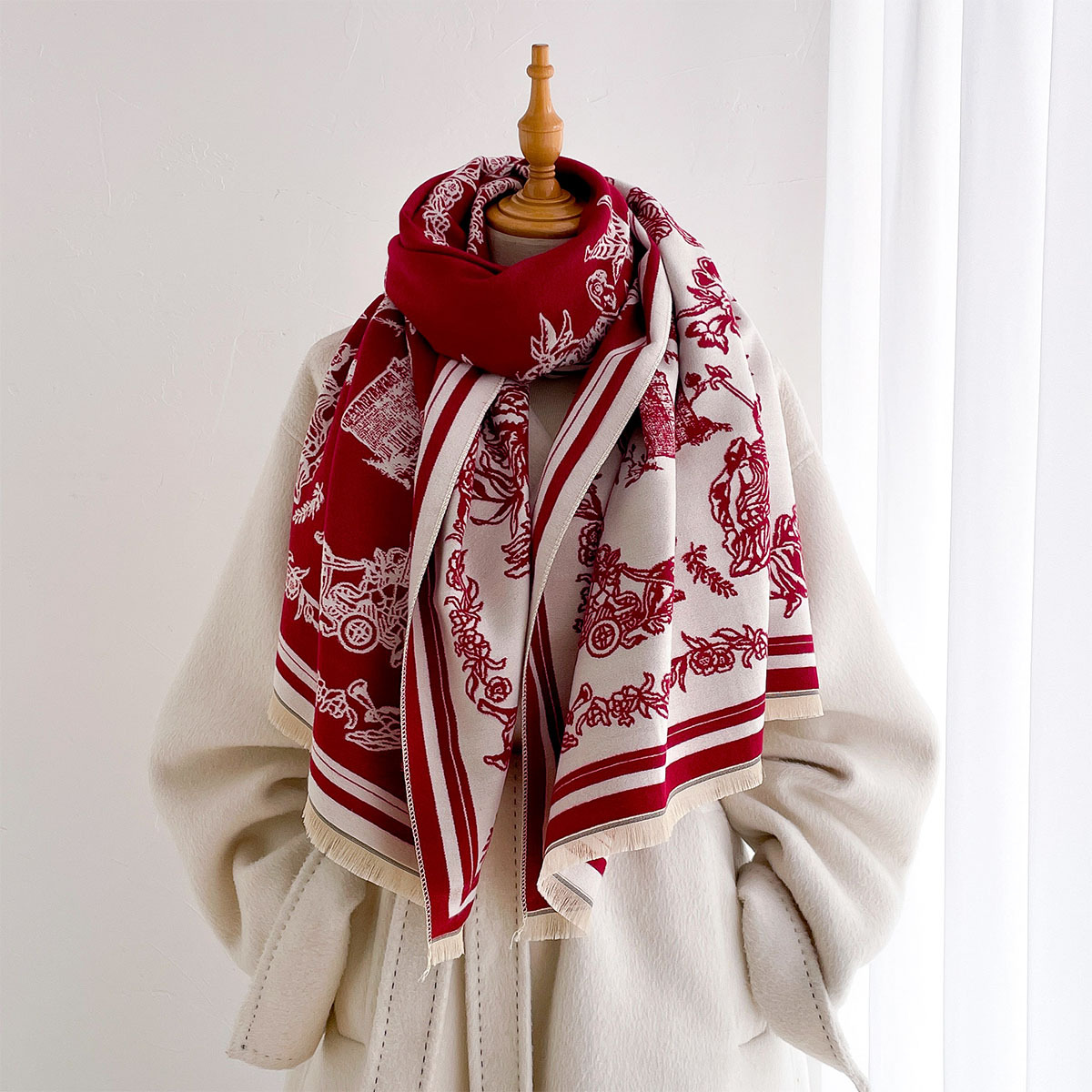 Scarf Female Hijab Pashmina Ba - Cashmere Pashmina Wrap 评论和价格