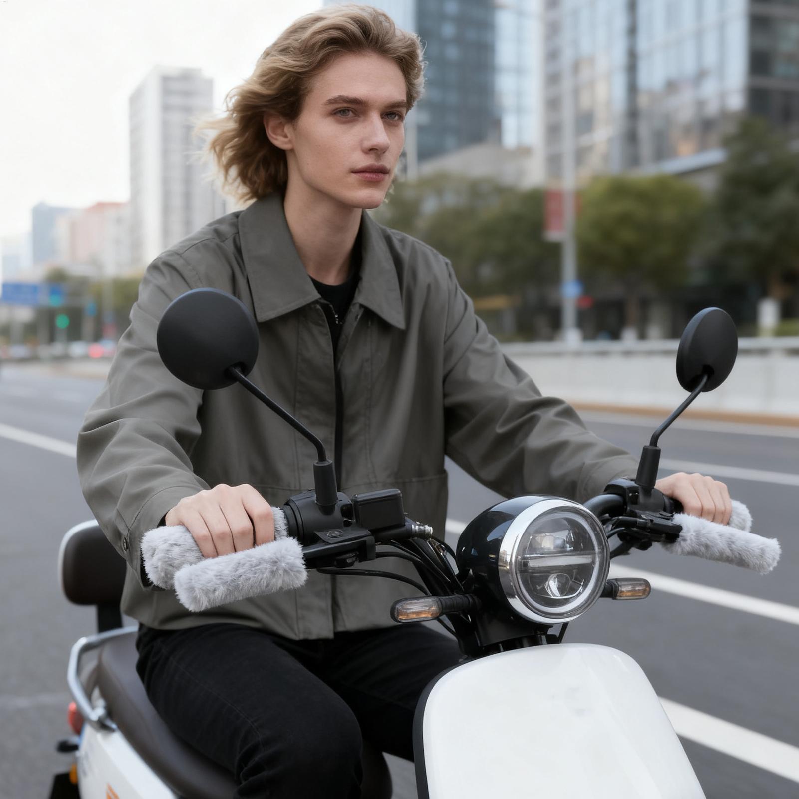Motorcycle Hand Grips Plush No - Hand Warmer Electric 评论和价格