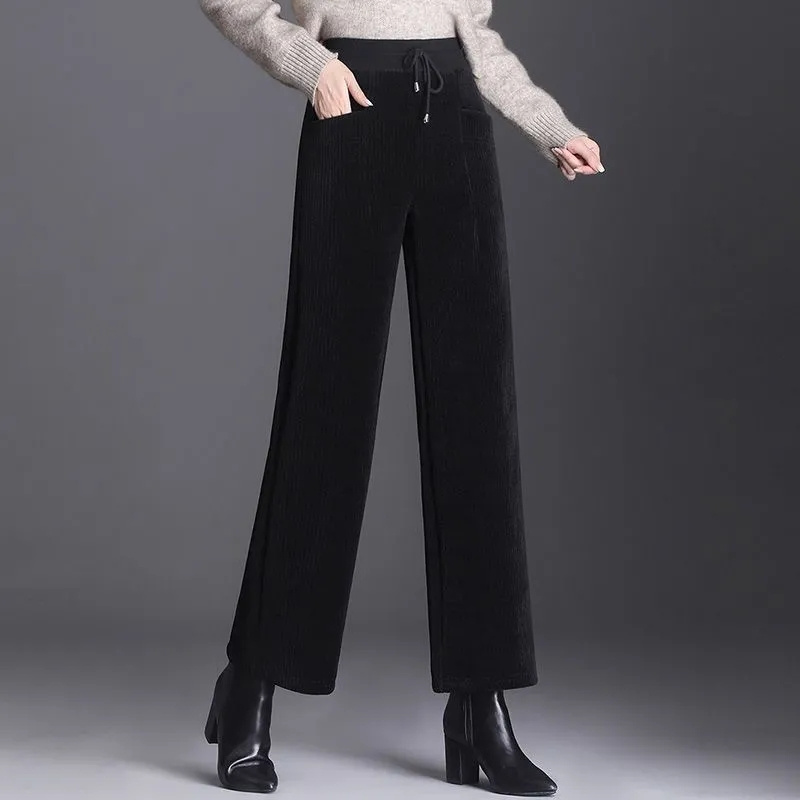 Autumn Winter Corduroy Wide Le - Corduroy Pant Warm 评论和价格
