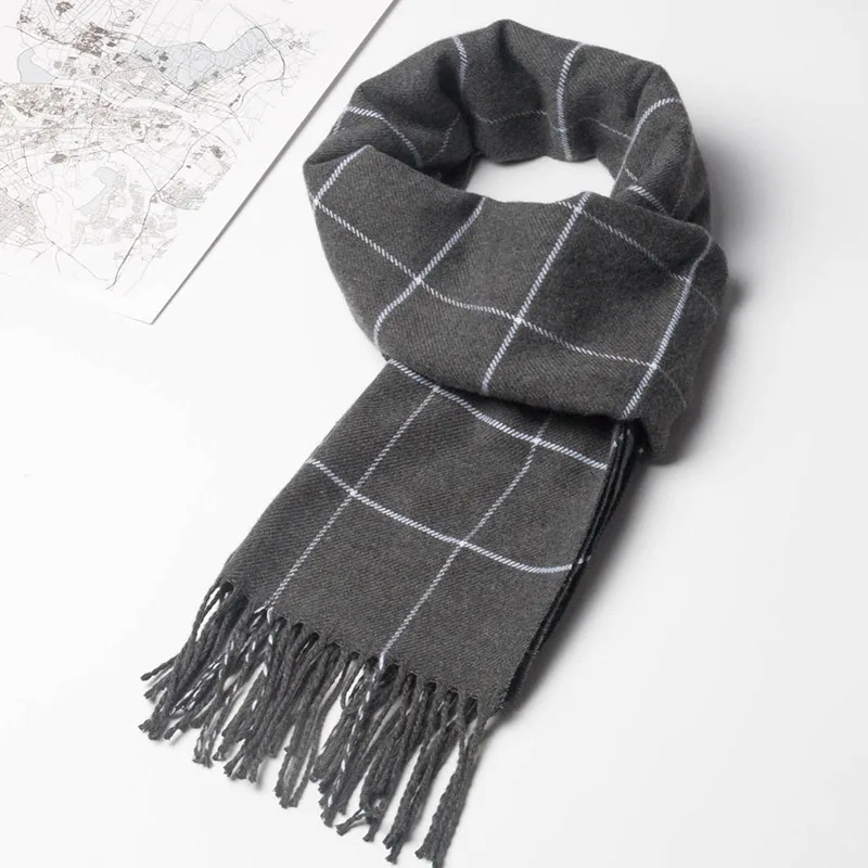 2023 New Winter Men Scarf Keep - Wool Scarf Men 评论和价格