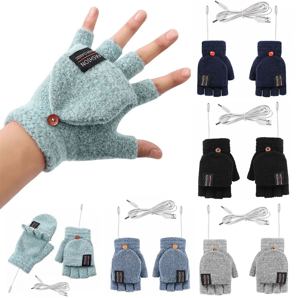 USB Electric Heated Gloves Win - Hand Warmer Electric 评论和价格