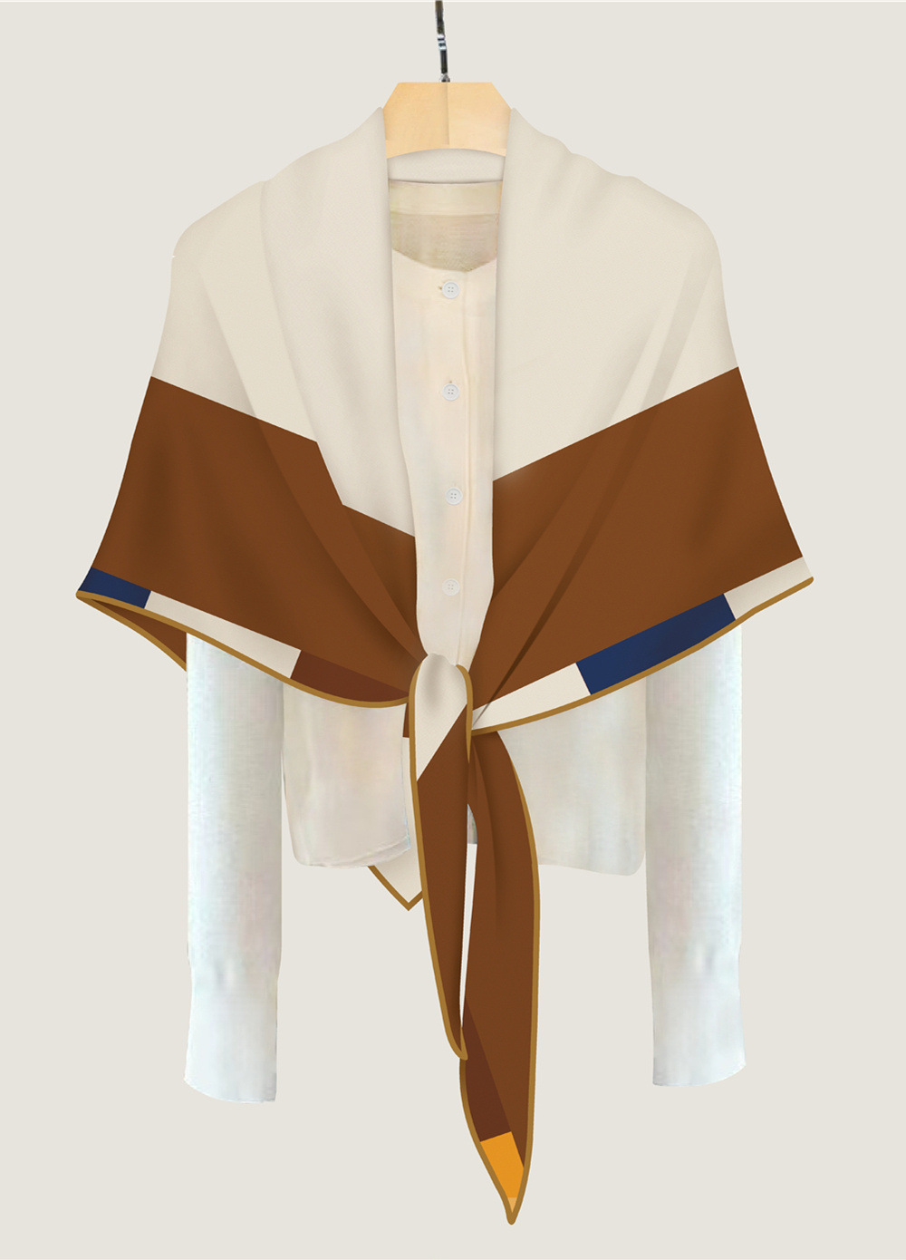 Triangle Cashmere Silk Scarf W - Cashmere Pashmina Wrap 评论和价格