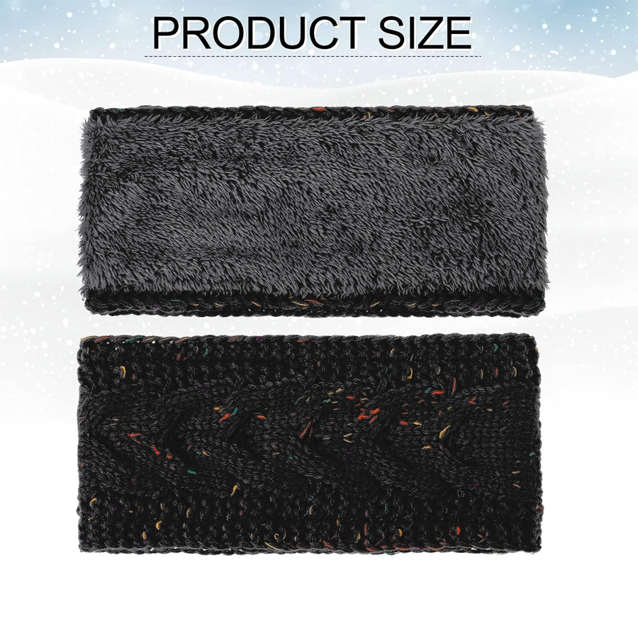 SSUNTAK Women Winter Knitted H - Fleece Ear Warmer Band 评论和价格