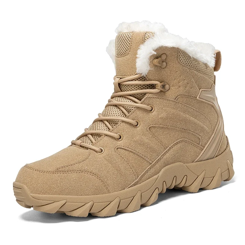 Men Winter Tactical Boots Lace - Waterproof Winter Boot 评论和价格