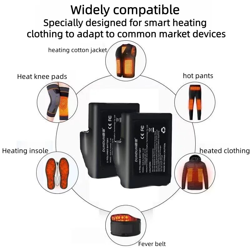 Heated Gloves Battery 7.4V 350 - Heated Vest Battery 评论和价格