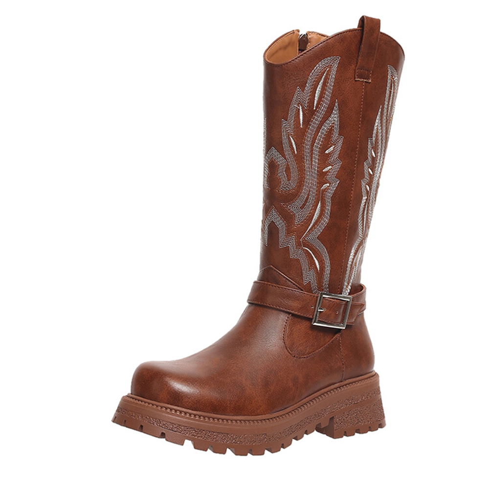 Women Knee High Boots Thick He - Waterproof Winter Boot 评论和价格