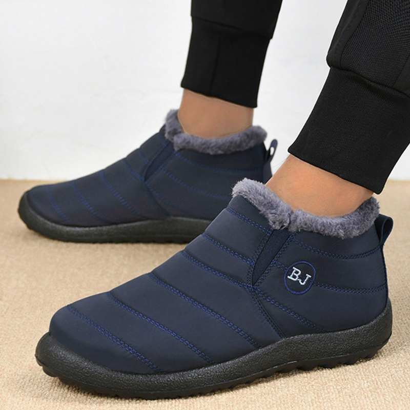 Warm Men's Boots Snow Platform - Waterproof Winter Boot 评论和价格