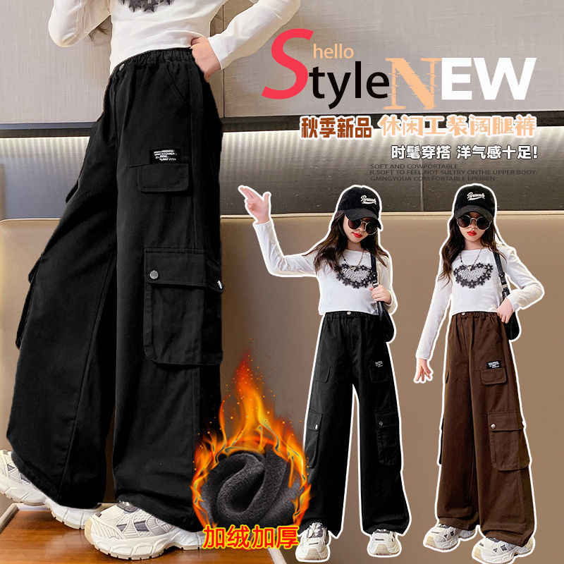 Teenager Girls Winter Cargo Pa - Corduroy Pant Warm 评论和价格