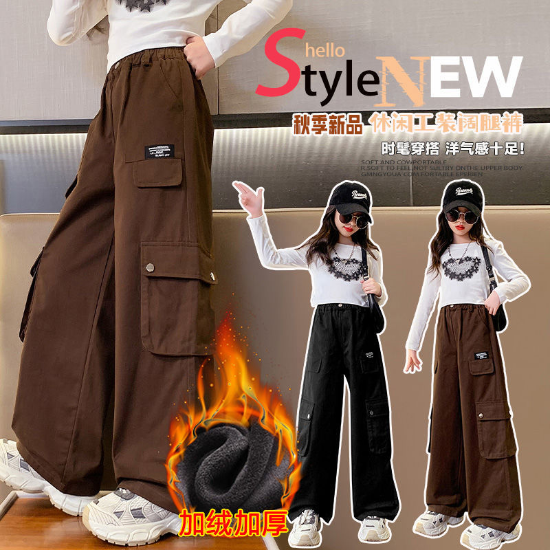 Teenager Girls Winter Cargo Pa - Corduroy Pant Warm 评论和价格