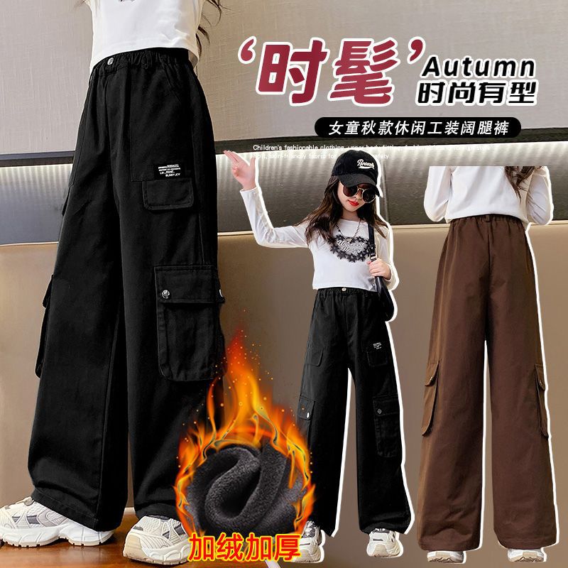 Teenager Girls Winter Cargo Pa - Corduroy Pant Warm 评论和价格