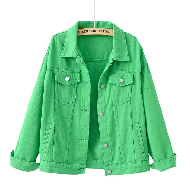Solid Short Women's Denim Coat - Down Jacket Packable 评论和价格