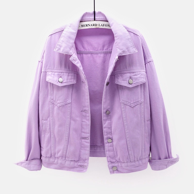Solid Short Women's Denim Coat - Down Jacket Packable 评论和价格