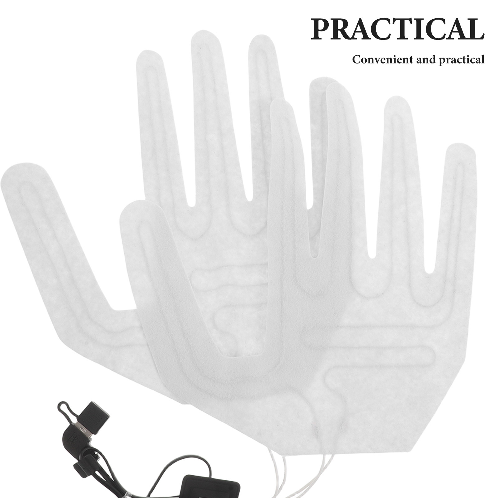 2Pcs Full Finger Electric Glov - Hand Warmer Electric 评论和价格